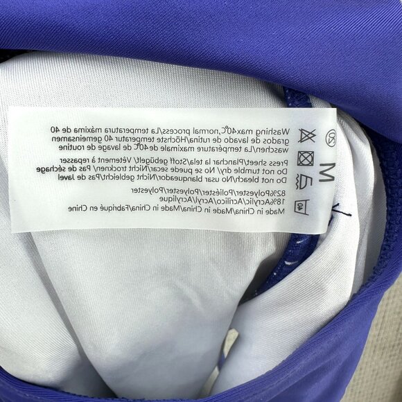 Eomenie Swimsuit Womens Size M Blue One Piece Tummy Control Cutout High Waist NW - Picture 4 of 7